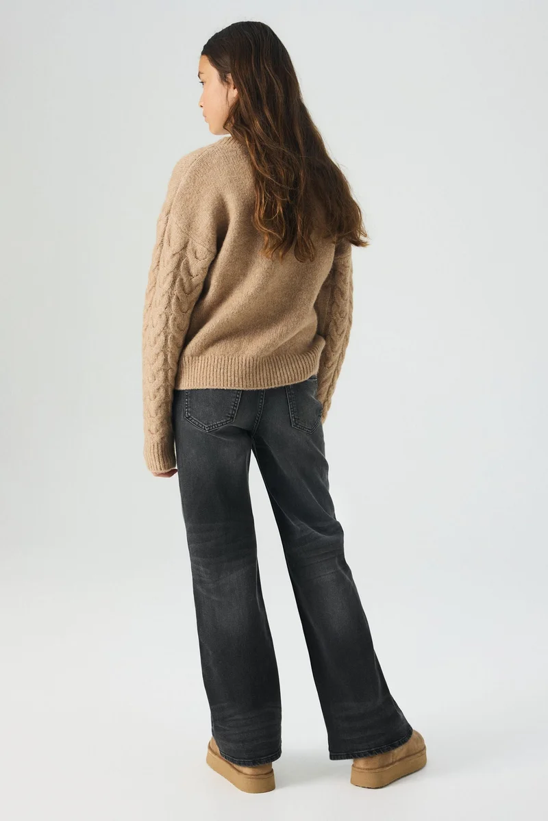 H&M Baggy Fit Bootcut Leg Jeans